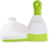 Powerstone Pumice Dustpan & Brush Combo Set | 8" Tall x 6" Wide - Dustpan | Brush Clips Into Dustpan Handle | A Reliable Solution for Sweeping Up & Tidying Your Home, Boat, RVs & Anywhere Else | Green