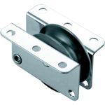 RONSTAN RF41712 Grade Stainless Steel 316 Series 40 High Load Exit and Lead Block, 1100 lbs Load Capacity,1-9/16" Sheave