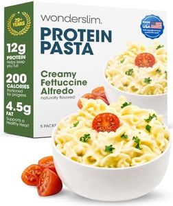 Wonderslim High Protein Pasta – 5 Servings (Creamy Fettuccine Alfredo)