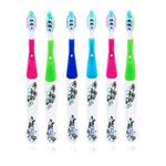 Oral B Kid Toothbrush for Children 6+ Years Old, CrossAction for Me Jr Stages 4, Soft - Pack of 6