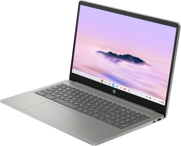 HP Chromebook Plus 15.6" Laptop – i3, 8GB RAM, 128GB SSD, Silver