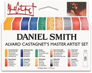 DANIEL SMITH Watercolor Set 5ml Tubes - Alvaro Castagnet Watercolor Set - 10 Tubes, 285610016,Gold, 0.17 Fl Oz (Pack of 10)