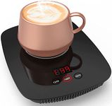 Nicelucky Coffee mug warmer for desk with heating function 25 Watt Electric Beverage Warmer with Adjustable temperature 131ââ€žâ€°/ 55ââ€žÆ’or 176ââ€žâ€°/ 80ââ€žÆ’ (Without Mug)