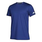 Adidas Mens CLIMA TECH Training Tee SHORT SLEEVE T-SHIRT, Collegiate Royal/White, Medium US