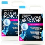 10L of Pro-Kleen Pool Algae Remover - Removes & Prevents Algae Growth - High Concentration, Long-Lasting Professional Formula