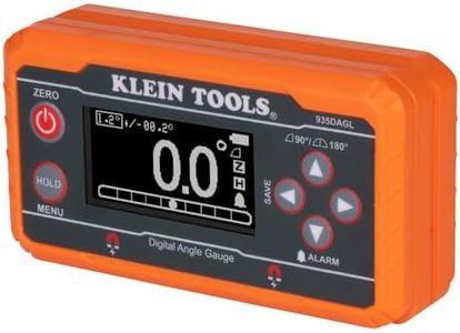 Klein Tools 935DAGL Digital Level Angle Finder with Programmable Angles, Measures 0 - 90 and 0 - 180 Degree or Dual Axis Bullseye Ranges