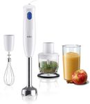 Braun MultiQuick 1 Hand Blender 450W with Beaker, Chopper, Whisk, EasyTwist Technology, Lightweight, Stainless Steel for Chopping, Baby Food, Chutney, Purees, Lassi, Smoothie,Soup, Shake MQ10.202M
