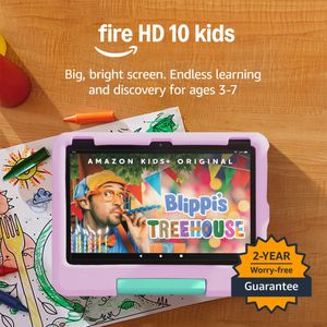 Amazon Fire HD 10 Kids Tablet – 32GB, Child-Friendly Design