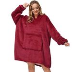 Oversized Hoodie Sweatshirt Blanket, TV Super Soft Warm Comfortable Blanket Hoodie, Soft Cozy Warm Comfortable Novelty Hoodies, One Size Fits All, TV-Blanket for Men Women Teenagers Kids