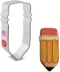 School Pencil Cookie Cutter 3.75" Made in USA by Ann Clark