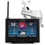 AcuRite Iris (5-in-1) Weather Station with HD Display, White Black