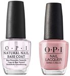 O.P.I Nail Lacquer, Tickle My France-Y & O.P.I Natural Nail Base Coat, 15ml