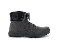 Palladium Womens Pallabrouse Baggy Combat Boots 92478-029-M Metal/Black 4 UK (37 EU)