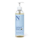 Dr. Natural Castile Liquid Soap, Peppermint, 473 ml - Plant-Based - Made with Organic Shea Butter - Rich in Coconut and Olive Oils - Sulfate and Paraben-Free, Cruelty-Free - Multi-Purpose Soap