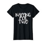 napping for two shirt maternity tee