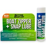 Zipper Lubricant and Zip Wax Marine Grade Lube Stick Apply with Ease Boat, Canvas, Bimini Snap, Coolers, Wetsuit and Drysuit No Oil Mess