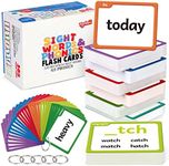 Torlam Sight Words & Phonics Flash Cards for Kids, Learn to Read Digraphs CVC Blends Long Vowel Sounds Spelling Reading Phonics Games, Site Words for Pre-k Kindergarten 1st 2nd 3rd Grade Homeschool