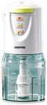 Geepas 400W Mini Food Processor – 500ml Food Chopper, 4 Bi-Level Stainless Steel Double Blades for Blending & Chopping – Perfect for Salads Salsa Pesto Curry Pastes & More – 2 Year Warranty