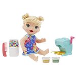 BABY ALIVE Snackin’ Shapes: Baby Doll That Eats and “Poops” with Accessories, Pasta Maker, Reusable Doll Food, Age 3 & Up