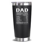 NewEleven Gifts for Dad from Daughter, Son, Kids - Birthday Gift for Dad, Husband, Men - Best Present Idea for Father, Husband, Bonus Dad from Daughter, Son, Wife - 20 Oz Tumbler