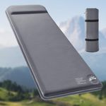 Air Foam Camping Mattress, Elegear CumbreX™ 9.5 R-Value Sleeping Pad Camping Self Inflating Foam Sleeping Mat with Foot Pump Pillow, 4-Season Insulated Sleep Mat for Car,Tent,Cot,Home,Travel,Deep Grey