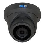 GW Security 4K 8MP Outdoor/Indoor 2.8-12mm Varifocal Zoom Lens PoE IP Microphone Grey Turret Security Camera (GW7078MIC)