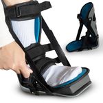 Plantar Fasciitis Adjustable Night Splint. Sleeping boot for foot stretching. P.F. Night Splint with wedge for dorsiflexion. Achilles tendonitis, Heel and Bone Spur, Tendon and Calf Stretching, Arch