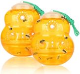 2 Pack Plastic Wasp Traps, Hanging 