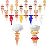 CALAN 18 Pcs Funny Golf Tees, Bikini Girl Golf Tees Novelty Golf Tees Golf Accessories Gift for Golf Lovers for Men Women Golfer Game Training…