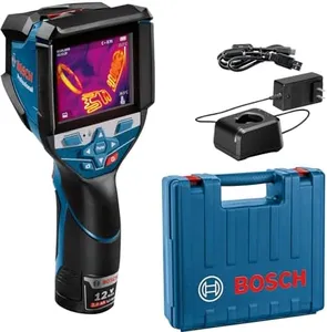 BOSCH GTC600C Professional Thermal Imaging Camera with Wireless Connectivity and Voice Notes - Infrared Camera for Electrical, HVAC and More - Includes 12V Rechargeable Battery and Hard Carrying Case