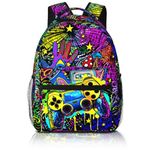 SENROLAN Cute Gamepad Backpack Adjustable Straps Shoulder Bagfor Teens Girls Boys, Gamepad5, One Size, Gaming Pad