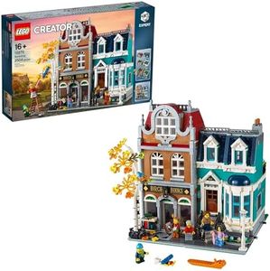 LEGO Creator Expert Bookshop 10270 Modular Building Kit, Big LEGO Set and Collectors Toy for Adults, New 2020 (2,504 Pieces)