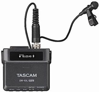 TASCAM DR-10L Pro - 32-bit Float Audio Recorder with Lavalier Microphone Bluetooth Option for Remote Control and Sync