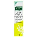 Thursday Plantation Tea Tree Medicated Acne Gel - Spot Treatment to Dry Out Pimples - Gentle Formula to Clear Breakouts - Ideal for Treating Whiteheads/Blackheads - Smooth Texture - Travel Size - 10g