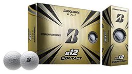 Bridgestone Golf e12 Contact White Golf Balls, 12 pack