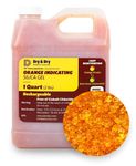 Dry & Dry 1 Quart Orange Premium Desiccant Indicating Silica Gel Beads(Industry Standard 2-4 mm) - 2 LBS Reusable