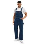 Dickies Men's Bib Overall, Blue, 38X34