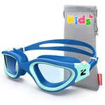 ZIONOR Kids Swim Goggles, G1MINI SE Anti-fog Clear Lens Swimming Goggles for Kid Child 6-14