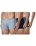 BOSS Men's 3-Pack Cotton Boxer Brief, Multi Grey/Charcoal/Black, Medium