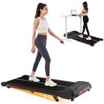 CITYSPORTS 14% Incline Walking Pad,LED indicator bar,6KM/H Under Desk Treadmill,Portable Mini Treadmills for Home,Walking Running Machine with Remote Control,Bluetooth