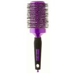 Head Jog 91 Purple Radial Brush. Ceramic Coating Barrel with Nylon Bristle & Rubber Handle. Lightweight & Durable Hair Brush for Hairdressing. Reduce Frizz for Healthy Looking Hair. (60mm)