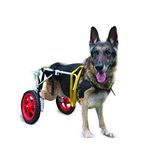 SSB Adjustable pet dog wheelchair dog wheelchair assisted walker for disabled dogs, pet hind leg rehabilitation sports car, used for hind leg rehabilitation (Size : Medium)