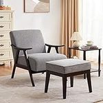 Batohom Solid Wooden Accent Chair w