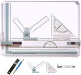 Frylr Metric A3 Drawing Board Drafting Table Multifunctional Drawing Board Table with Clear Rule Parallel Motion and Angle Adjustable Measuring System