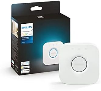 Philips Hue Bridge - Unlock the Full Potential of Hue - Multi-Room and Out-of-Home Control - Create Automations and Zones - Secure, Stable Connection Won't Strain Your Wi-Fi - Works with Voice, Matter