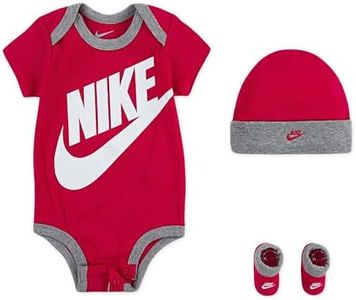 Nike Futura Logo 3pc Set T-Shirt, Rush Pink, 86-92 Enfant Unisexe
