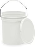 5-Gallon White Bucket Pail Containe