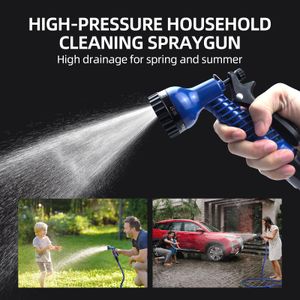 CNMTCCO 100FT Expandable Garden Hose – 7-Function Nozzle, Anti-Leakage, 3/4" & 1/2" Fittings
