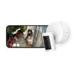 Ring Outdoor Camera Plus (newest gen) Power over Ethernet | Wide-Angle Retinal 2K Video I Non-stop power Security Camera | alternative to CCTV system I 30-day free trial of Ring Subscription Plan