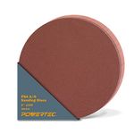 POWERTEC 110350 9-Inch PSA 100-Grit Aluminum Oxide Self Stick Sanding Disc, 10-Pack